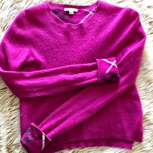 Burberry cashmere sweater. Gorgeous color size M